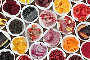Anthocyanin Super Health Food Selection