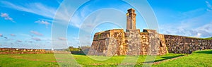 Anthonisz Memorial Clock Tower in Galle. Panorama