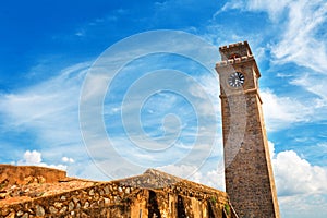 Anthonisz Memorial Gall Fort Clock Tower in Galle, Sri Lanka