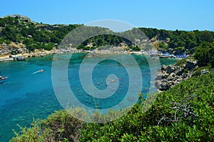 Anthony Quinn Bay on Rhodes Island, Greece