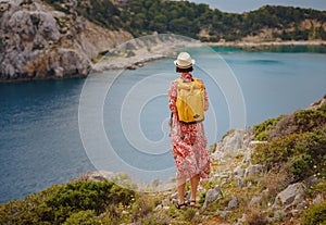 Anthony Quinn bay, trip to Rhodes island, Greece