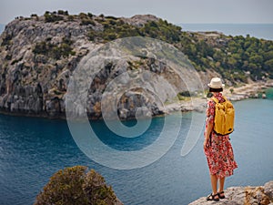 Anthony Quinn bay, trip to Rhodes island, Greece