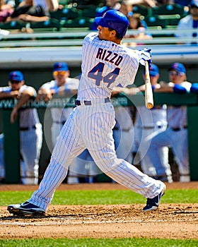#44 Anthony Rizzo of the Chicago Cubs.