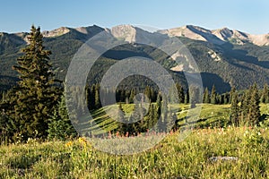 Anthracite Mountain Range in Gunnison National Forest.