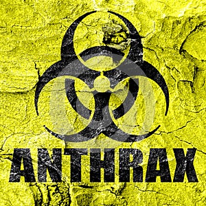 Anthrax virus concept background