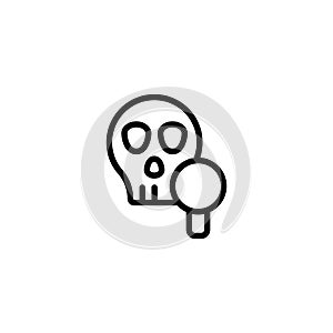 Anthropology Education Outline Icon, Logo, and illustration photo