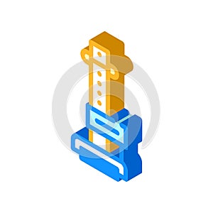 Anthropometry tool isometric icon vector illustration sign