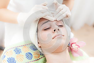 Anti ageing facial massage