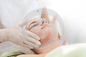 Anti ageing facial massage
