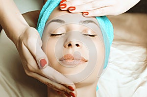 Anti aging facial massage