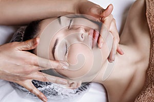 Anti-aging massage, anti-wrinkle treatment, facial skin care