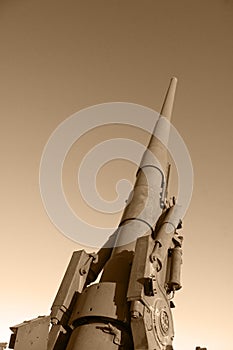 Anti-aircraft artillery photo