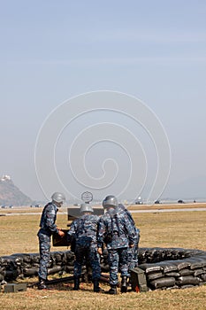 Anti Aircraft fire Heavy machine gun