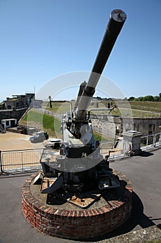 Anti-Aircraft gun at Fort Nothe