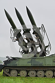 anti-aircraft missile system vehicle