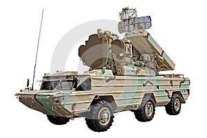 Anti-aircraft missile system vehicle
