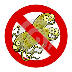 Anti bacterium sign