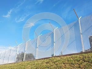 Anti-climb fencing made from galvanized iron install at the perimeter or boundary of property to prevent from intruder.