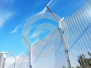 Anti-climb fencing made from galvanized iron install at the perimeter or boundary of property to prevent from intruder.