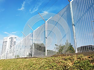 Anti-climb fencing made from galvanized iron install at the perimeter or boundary of property to prevent from intruder.