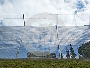 Anti-climb fencing made from galvanized iron install at the perimeter or property boundary to prevent from the intruder.