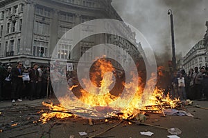 ANTI-CUTS Protest IN LONDON