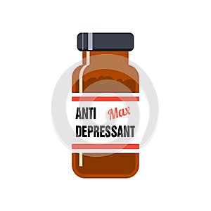 Anti depressant max drug bottle