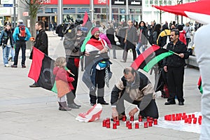 Anti-Gaddafi protesters