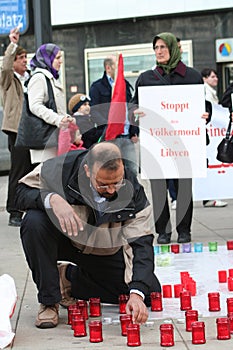 Anti-Gaddafi protesters