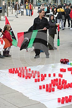 Anti-Gaddafi protesters