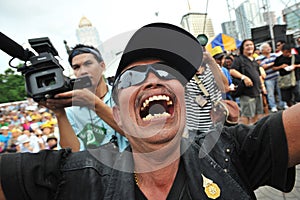 Anti-Government People's Army Group Rally in Bangkok