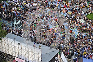 Anti-Government People's Army Group Rally in Bangkok