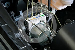 Anti lock Brake System control unit box of car. photo