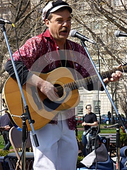 Anti Nuclear Protest Singer