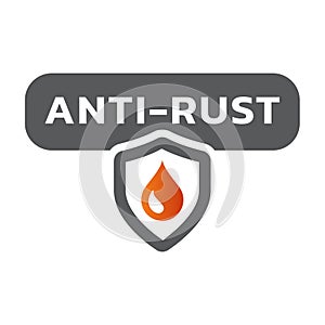 Anti-rust vector label