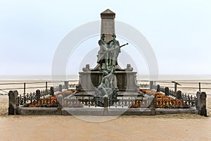 Anti Slavery monument in Blankenberge, Belgium.