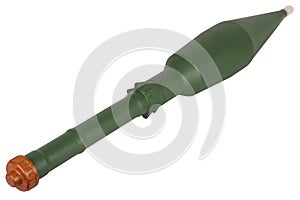 anti tank rocket propelled grenade with HEAT warhead for rpg 7 rocket propelled grenade launcher isolated on white