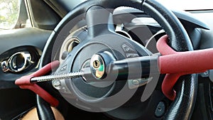 Anti-Theft Car Steering Wheel Lock photo