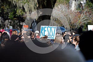 Anti-Trump Protest Tallahassee, Florida