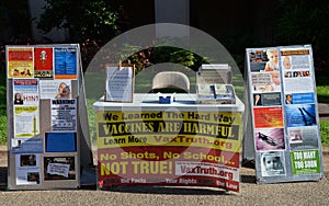 Anti-vaccine Booth