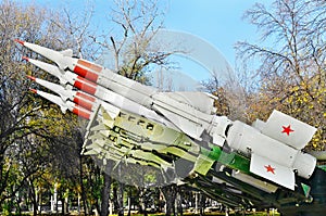 Antiaircraft missile.Retro weaponry