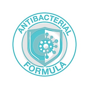 Antibacterial formula stamp - protection shield