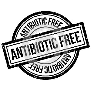 Antibiotic Free rubber stamp