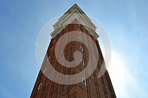 Italia, ltaly, Venezia, Piazza, Basilica di San Marco, Campanile, square, old metal staircase photo