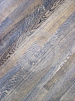 Antic floor. Exotic wood. Closeup. Background