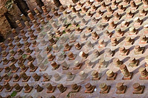 Antic roman thermal bath foundation in downtown Beirut, Lebanon