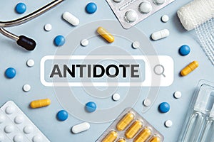 Antidote medical concept