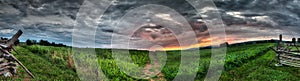 Antietam Corn Field Panorama