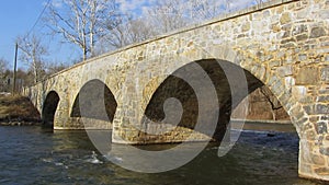 Antietam Creek Bridge in March