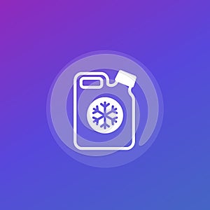 antifreeze or coolant vector icon